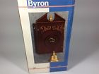 5013529625710 Byron Vintage Bryon Wood Door Bell Mahogany Nib With Brass