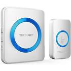 5056243600007 Tecknet Wireless Doorbell Cordless Chime Kit Range Chimes