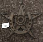 52007 Iron Works New Rustic Star Horseshoe Front Door Knocker Heavy
