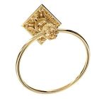 5840898 Vicenza Designs Sforza Towel Ring Polished Gold