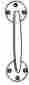 59400 Ultra Hardware Products Door Pull Mill 7-1 2 749694594005