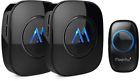 605945544055 Magicfly Portable Wireless Doorbell Chime Kit Range Melodies
