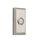 638604 Satin Rectangular Wired Nickel Button - Baldwin Bell