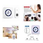 639853991595 Wireless Doorbell Waterproof Door Bells Chime Kit Led