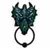 64361 Home Decorate Door Knocker Gothic Dragon Cast Iron Finish 781176064361