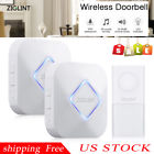 667016748755 Ziglint Us Remote Waterproof Led Wireless Doorbell Chime