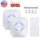 2receivers 667016819899 Ziglin Waterproof Wireless Doorbell With Range Levels