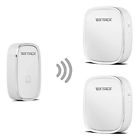 6958489526471 Tektalk Wireless Metallic Edge Decored Door Bell Chime