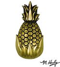6c3ade2b Michael Healy Designs Hospitality Pineapple Door Knocker Brass 4894660026984