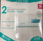 701143600310 Dream Serenity Gel Memory Foam Mattress Topper Queen 815488021986
