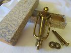 702b3 Ives Vintage Co Door Knocker Heavy Solid Brass In Box