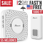 703929589808 Branded Wireless Doorbell Door Chime Kit Button Receiver