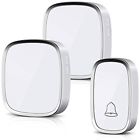 735317507859 Mopoin Wireless Doorbell Waterproof Kits Remote Push Button