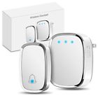 73727 Cfstores Wireless Waterproof Door Bell Push Button Receiver 689857773727