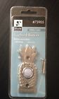 73905 Button Bell Solid Brass Door Pineapple