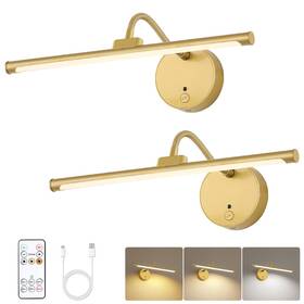 7940 7degobii Wireless Picture Light 13.5 Ft For Gallery Walls 2 Set Easy-install Batt