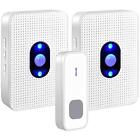 8011448284879 Wireless Doorbell Waterproof Bell Chime Kit Operating Push