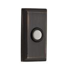 804039612124 Unbranded Doorbell Push Bell Button Rectangular Oil Rubbed
