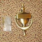 825008054806 Unbranded New Brass Colored Metal Door Be Engraved