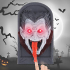 8713992509506 Cherry Juilt Halloween Decorations Animated Doorbell With Scary