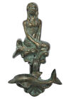 886221493728 American Chateau Heavy Cast Iron Mermaid Dolphin Door