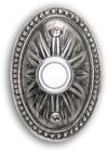 88905 Doorbell Button Antique Pewter Metal Wired Lighted Surface 691171788905