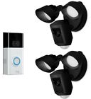 8sf3y7-ben0 Ring Wireless Video Doorbell With Floodlight Cam Black 0842861102277