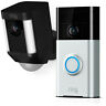 8vr3y8-ben0 Ring Wireless Video Doorbell With Spotlight Cam Battery Black Cameras
