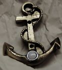 923p Buck Snort Lodge Anchor Doorbell Lighted Wired Push Button Pewter