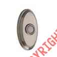 9br7016-002 Button Baldwin Satin Bell Oval Nickel Wired