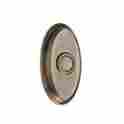 9br7016-006 Baldwin Wired Oval Bell Button Matte Brass And Black 884011520517