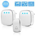 A-156 Ailuki Wireless Doorbell Led Indicator Receivers Transmitter Melody 725704389489