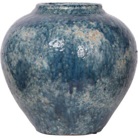 D2723 A&b Home Firth Blue Outdoor Vase