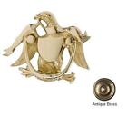 A04-k2000-609 Brass Accents Eagle Door Knocker Antique 082965123468