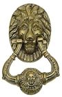 A07-k5000-609 Brass Accents Lion Door Knocker Antique 082965123666
