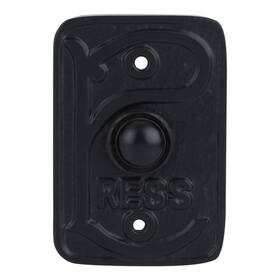 A29 646791195770 Wired Iron Doorbell Chime Push Button Vintage In Black Powder Coat Finish V Inch