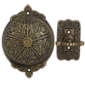 A29 646791196449 Vintage Doorbell Victorian Twist Antique Chime Kit With Manual Han