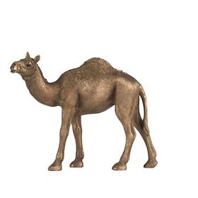 77097 Ab Home Vintage Glamour Camel Statue With Copper Finish