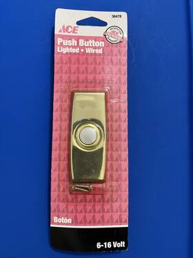 Chime36476 Ace 082901364788 Home Wired Push Button For Door
