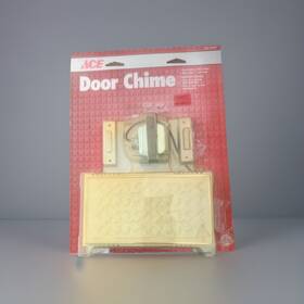 36465 Ace Door Chime Gold Edge 2 Wired Push Buttons