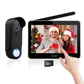 Tl-ah707 Acebell Wireless Video Doorbell Intercom System Battery Operated 1080p Doorbel