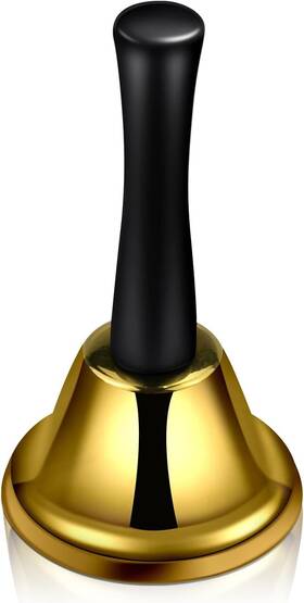 Acooruitengus-001 Acooruiteng Classic Dinner Bell - Hand Bells For Weddings School Parties And Christmas