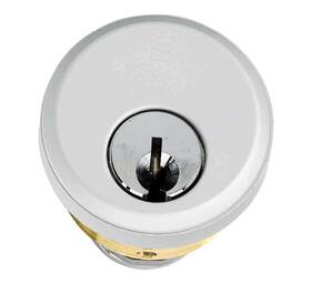 4036-01-02-628 Adams Rite Mortise Cylinder For Ms Lock 4900 And 2190 Keyed Alike Satin Aluminum Finish