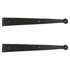 Ah-asl-hng-037-ir Adonai Hardware Asahel Black Iron Hand Forged Hinge 0666628795799