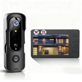 M2-01 Aiacmea Video Doorbell Camera -wireless 1080p Hd Security With 4.3 Inch Screen No Wifi/