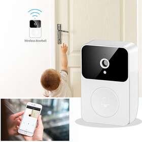 Hwd01878bk01 Aibont Wireless Doorbell Phone Video Door Bell Ring Wifi Smart Intercom Security Camera
