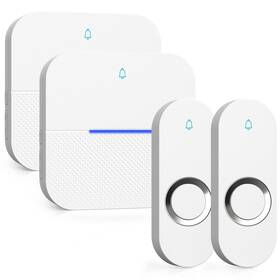 Aida 842646109484 Lighted Wireless Doorbell Home Waterproof 1 000ft Range 5 Vol