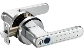 Yl-57-sliver Aierboz Fingerprint Door Knob With Keypad Entry Keyless Lock Handle Finge