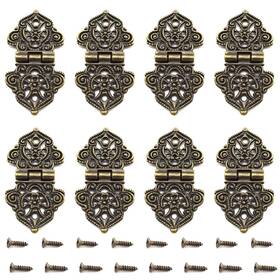 Hinges-24x54-br8 Aifeier Et Antique Mini Folding Hinges Retro Bronze Jewelry Box Decorative Hinge For Sma