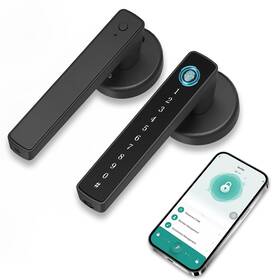 Sf047 Ailuce Fingerprint Door Lock Biometric Smart Knob Keyless Entry One-t